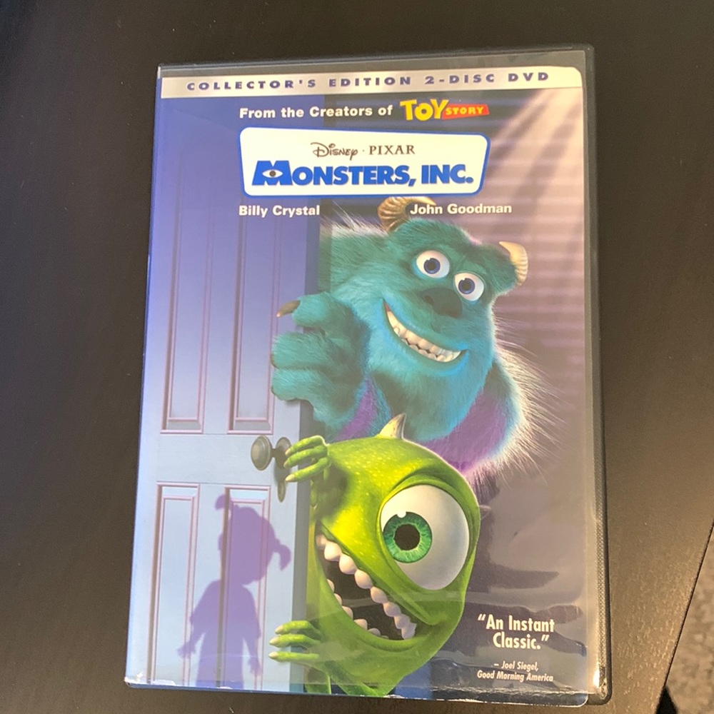 Excellent Condition Disney Monsters Inc- Collectors Edition 2 Disc DVD Set